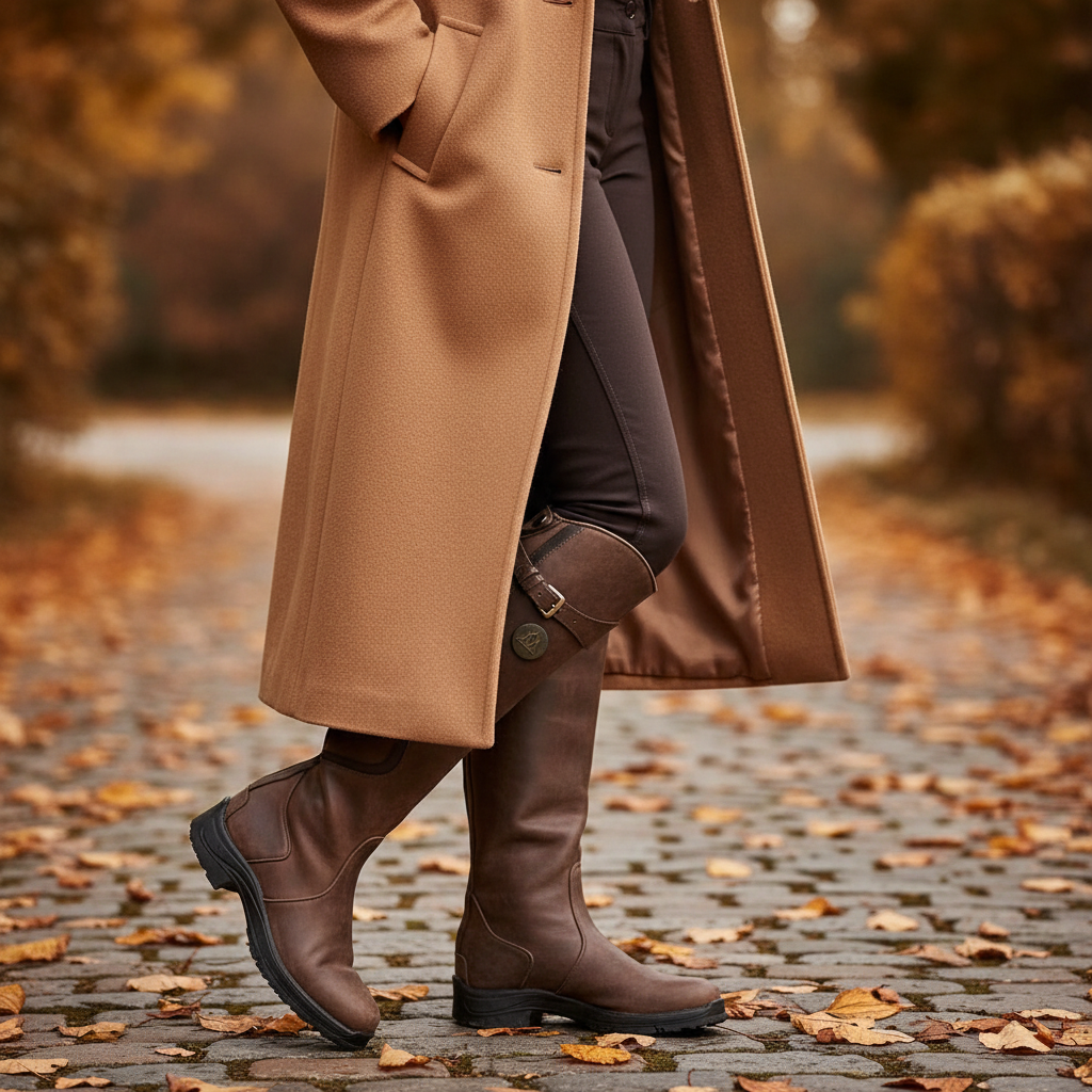 Close-up Leather Boots Editorial Square