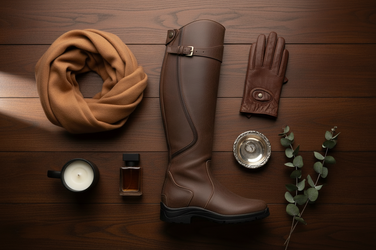 Luxury Boot Editorial Scene